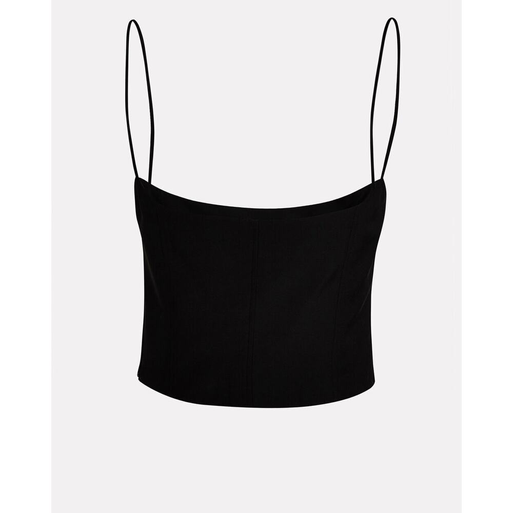 Gauge81 Sakai Silk Crop Top - S - Black (DZBIgv) - Picture 6 of 7